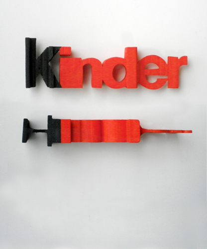 HFG Karlsruhe - Logo: FETTE KINDER